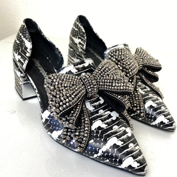 Jeffrey Campbell Shoes - NEW Jeffrey Campbell Valenti Embellished BowLoafer